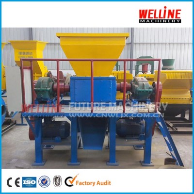 small car tire shredding machine,mini mobile car tire shredder machine for sale