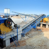 high capacity feldspar granite crusher slag jaw crusher processing line