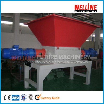 Big capacity tree branches double shaft chipper shredder machine price for sale